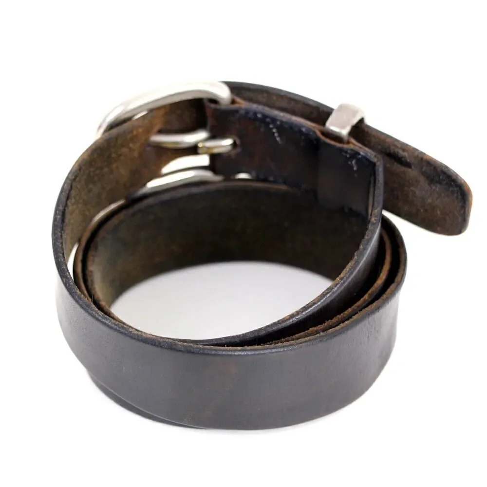 DARK BROWN GENUINE LEATHER 1.25